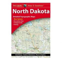 Garmin DeLorme Atlas And Gazetteer Paper Maps - North Dakota