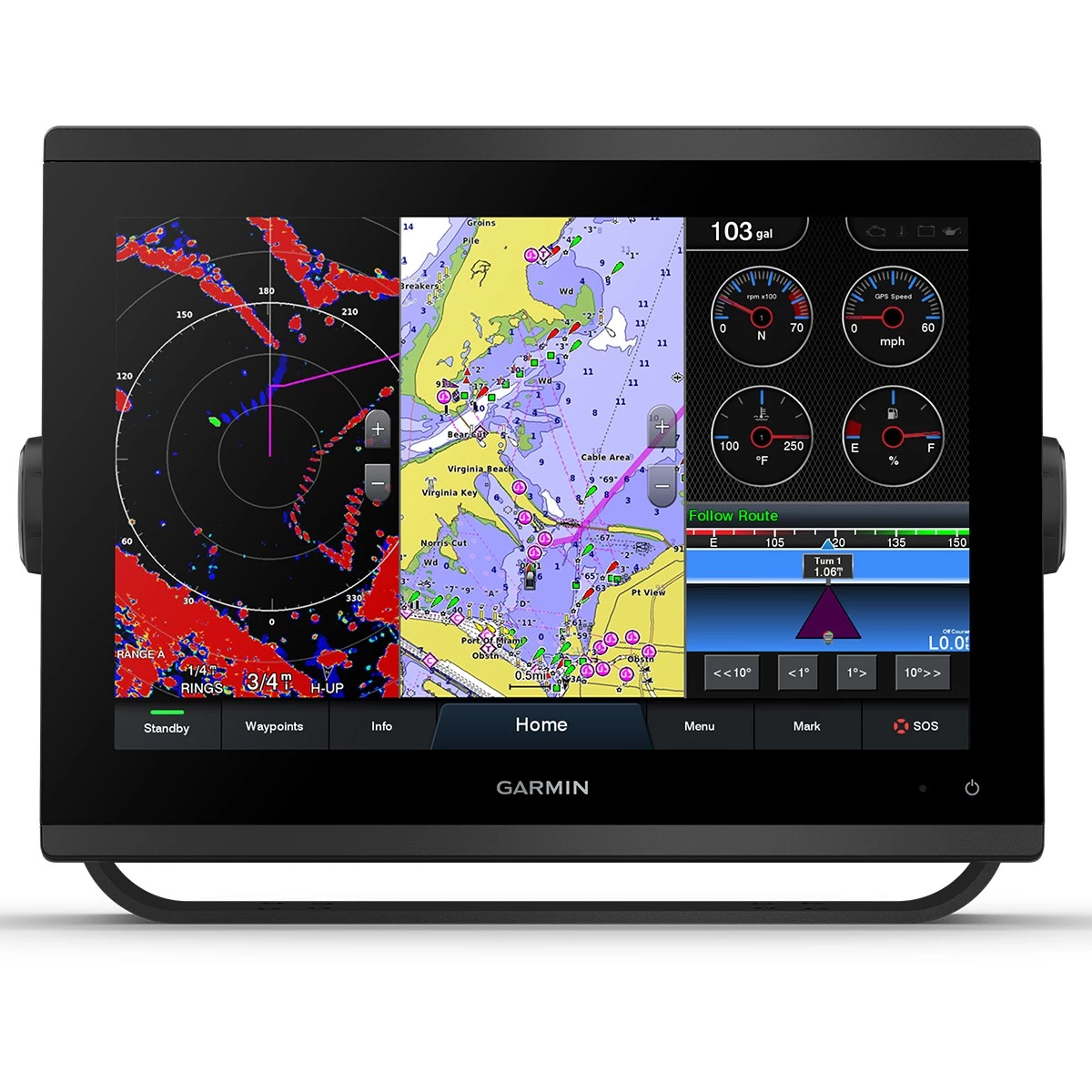 Garmin GPSMAP 1243 Non-Sonar With Mapping 1 Garmin GPSMAP 1243 Non-Sonar With Mapping