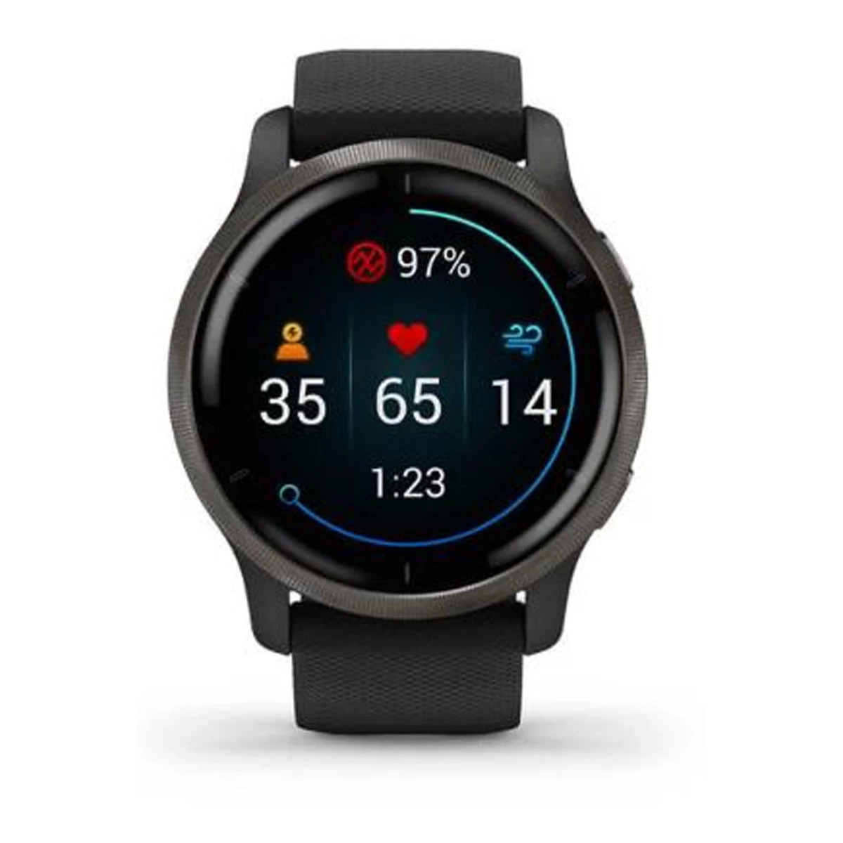 Garmin Venu 2 GPS Watch Slate/stainless Steel Beze 2 Garmin Venu 2 GPS Watch Slate/stainless Steel Beze - Image 2