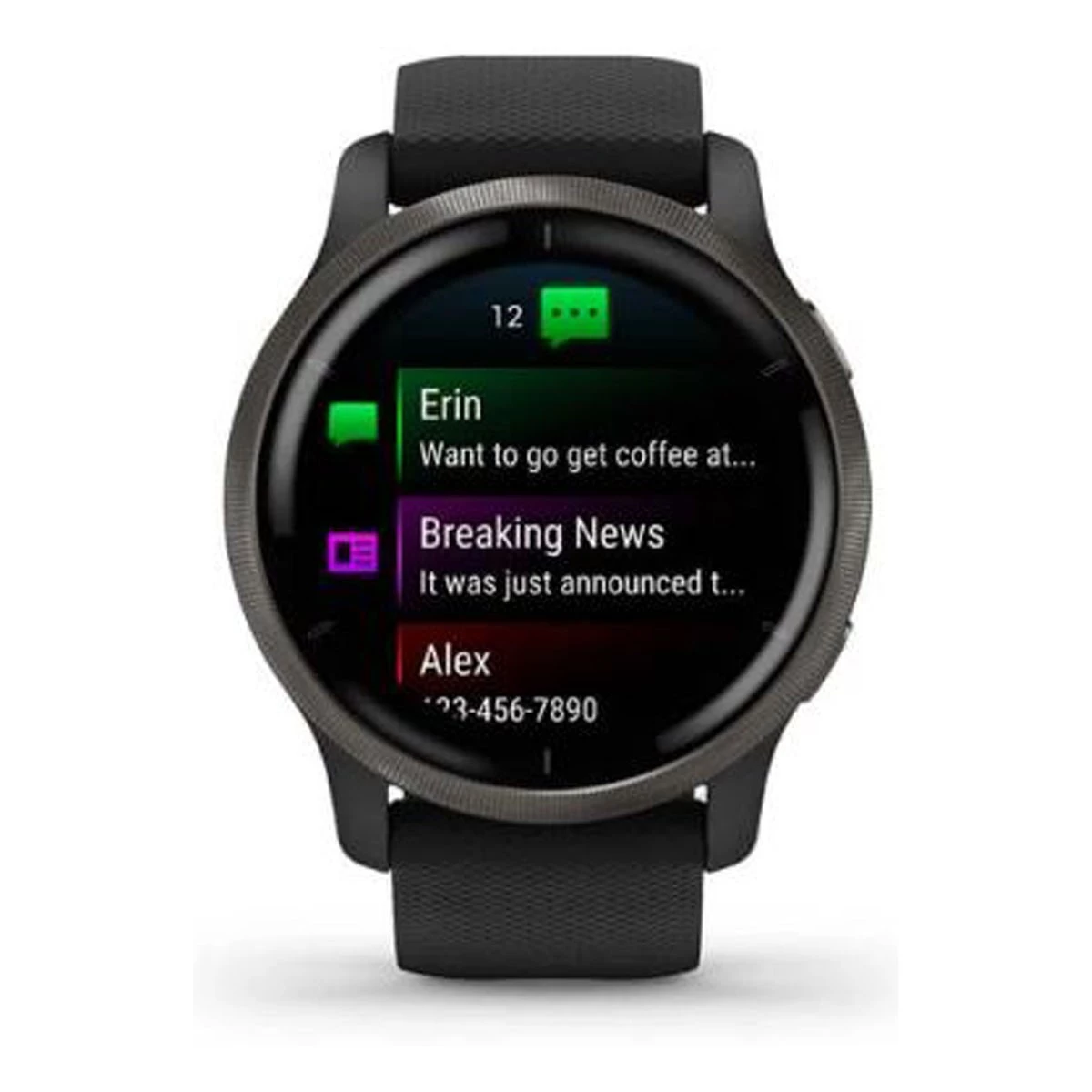 Garmin Venu 2 GPS Watch Slate/stainless Steel Beze 4 Garmin Venu 2 GPS Watch Slate/stainless Steel Beze - Image 4